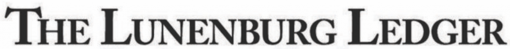 The Lunenburg Ledger logo in black text.